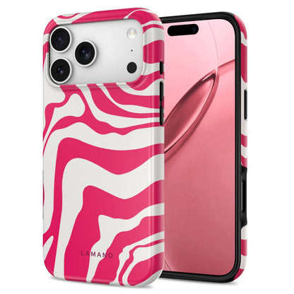 Tech-Protect Lamano MagSafe Case for iPhone 18 Pro Max / 17 Pro Max - White and Pink_1