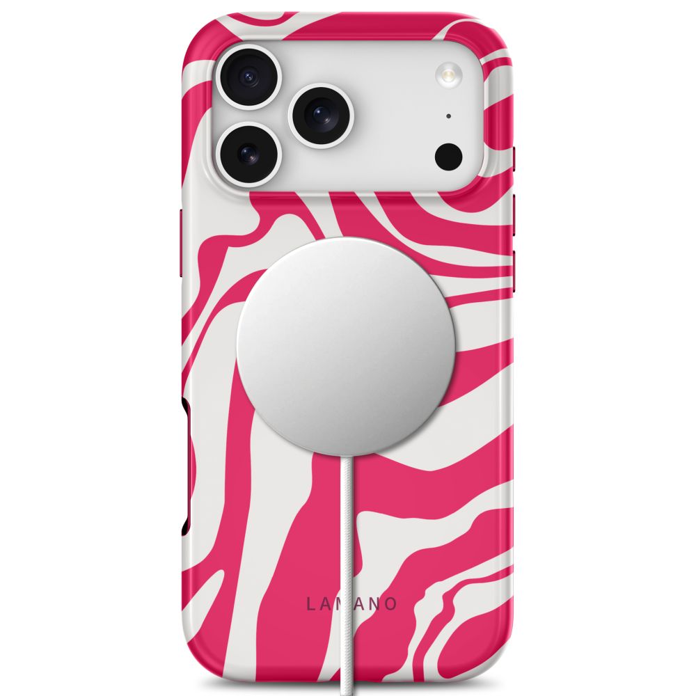 Tech-Protect Lamano MagSafe Case for iPhone 18 Pro Max / 17 Pro Max - White and Pink_3