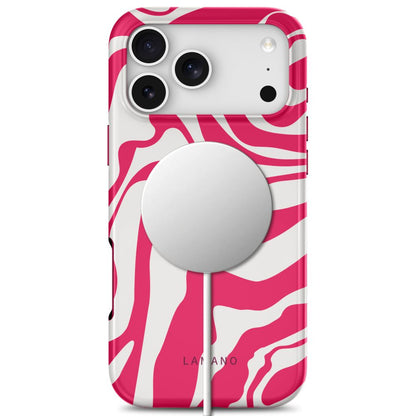 Tech-Protect Lamano MagSafe Case for iPhone 18 Pro Max / 17 Pro Max - White and Pink_3