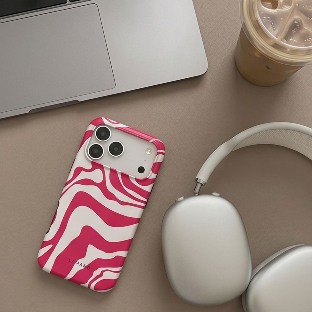 Tech-Protect Lamano MagSafe Case for iPhone 18 Pro Max / 17 Pro Max - White and Pink_4