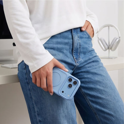 Tech-Protect Magmat Magsafe CC Case for iPhone 18 Pro / 17 Pro - Light Blue Matte_6