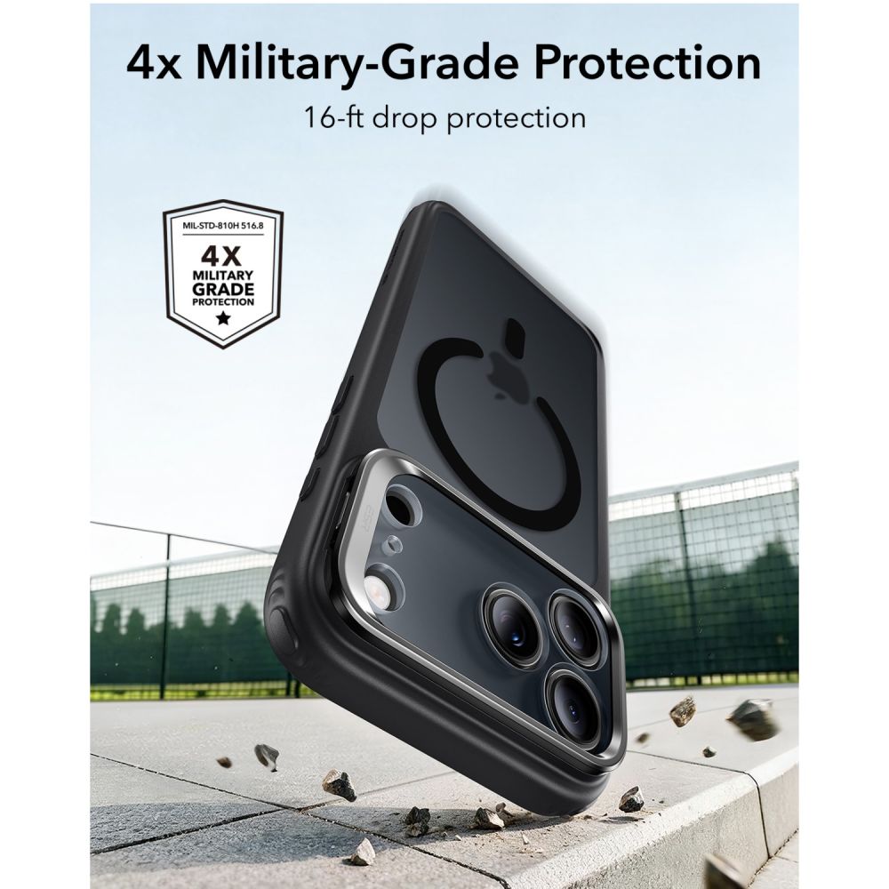 ESR Classic Hybrid Kickstand MagSafe Case for iPhone 18 Pro / 17 Pro - Black_3