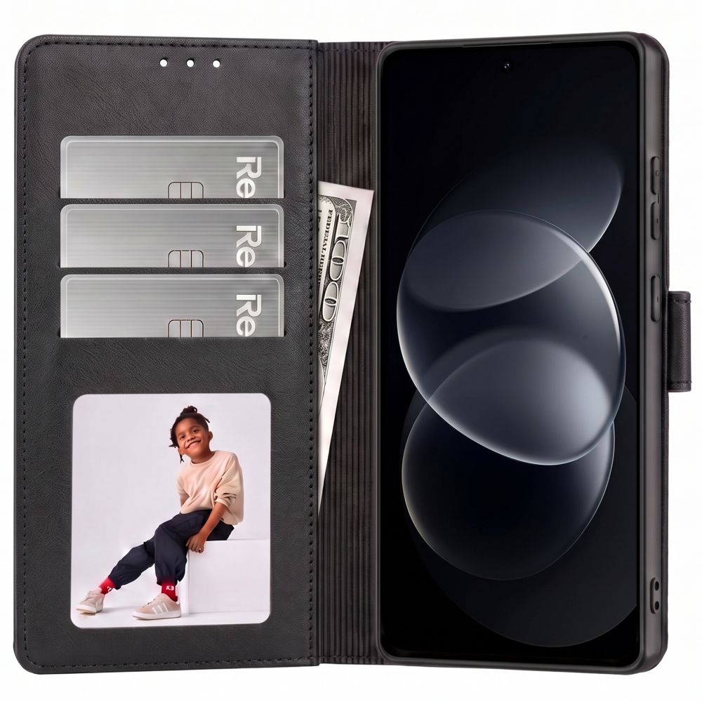 Tech-Protect Wallet Case for Xiaomi Redmi Note 17 Pro 5G - Matte Black_1