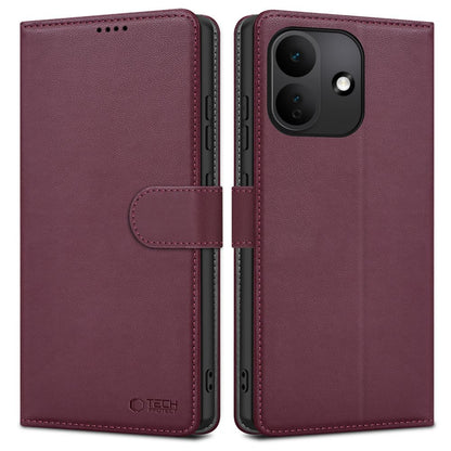 Tech-Protect Wallet case for Xiaomi Redmi Note 17 Pro 5G - burgundy_0