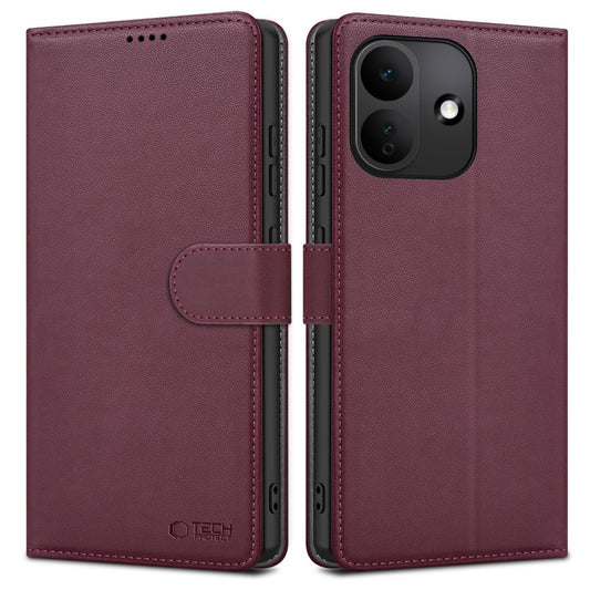 Tech-Protect Wallet case for Xiaomi Redmi Note 17 Pro 5G - burgundy_0