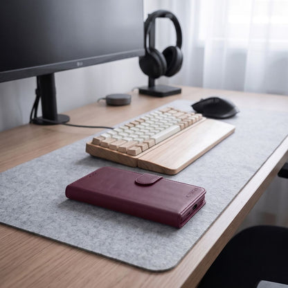 Tech-Protect Wallet case for Xiaomi Redmi Note 17 Pro 5G - burgundy_4