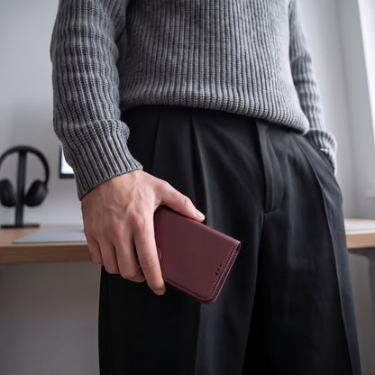 Tech-Protect Wallet case for Xiaomi Redmi Note 17 Pro 5G - burgundy_5