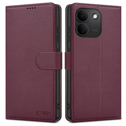 Tech-Protect Wallet case for Xiaomi Redmi Note 17 Pro Max 5G - burgundy_0