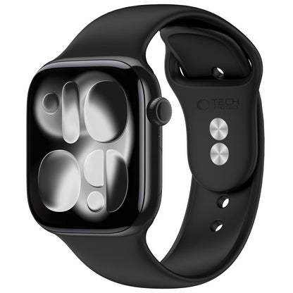 Tech-Protect Silicone Strap for Apple Watch 44 / 45 / 46 / 49 mm - Black_0