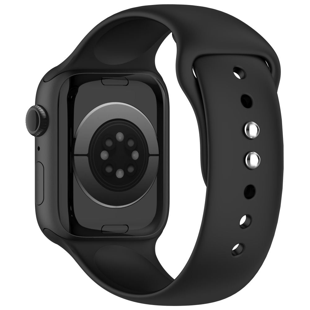Tech-Protect Silicone Strap for Apple Watch 44 / 45 / 46 / 49 mm - Black_1