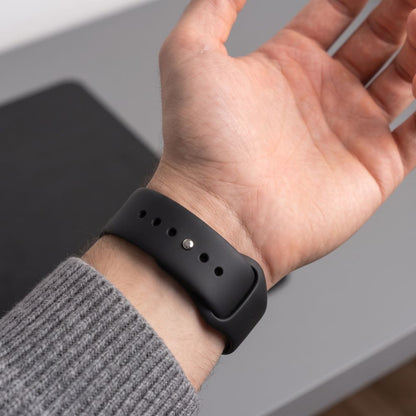 Tech-Protect Silicone Strap for Apple Watch 44 / 45 / 46 / 49 mm - Black_4