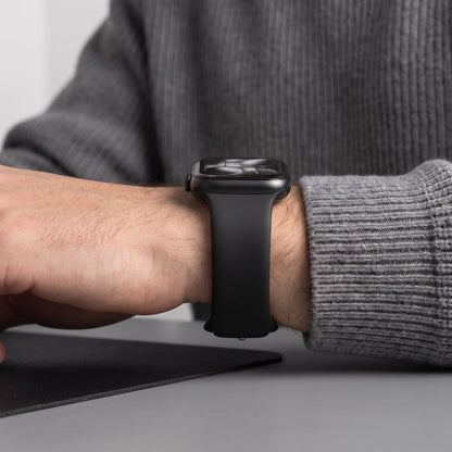 Tech-Protect Silicone Strap for Apple Watch 44 / 45 / 46 / 49 mm - Black_5