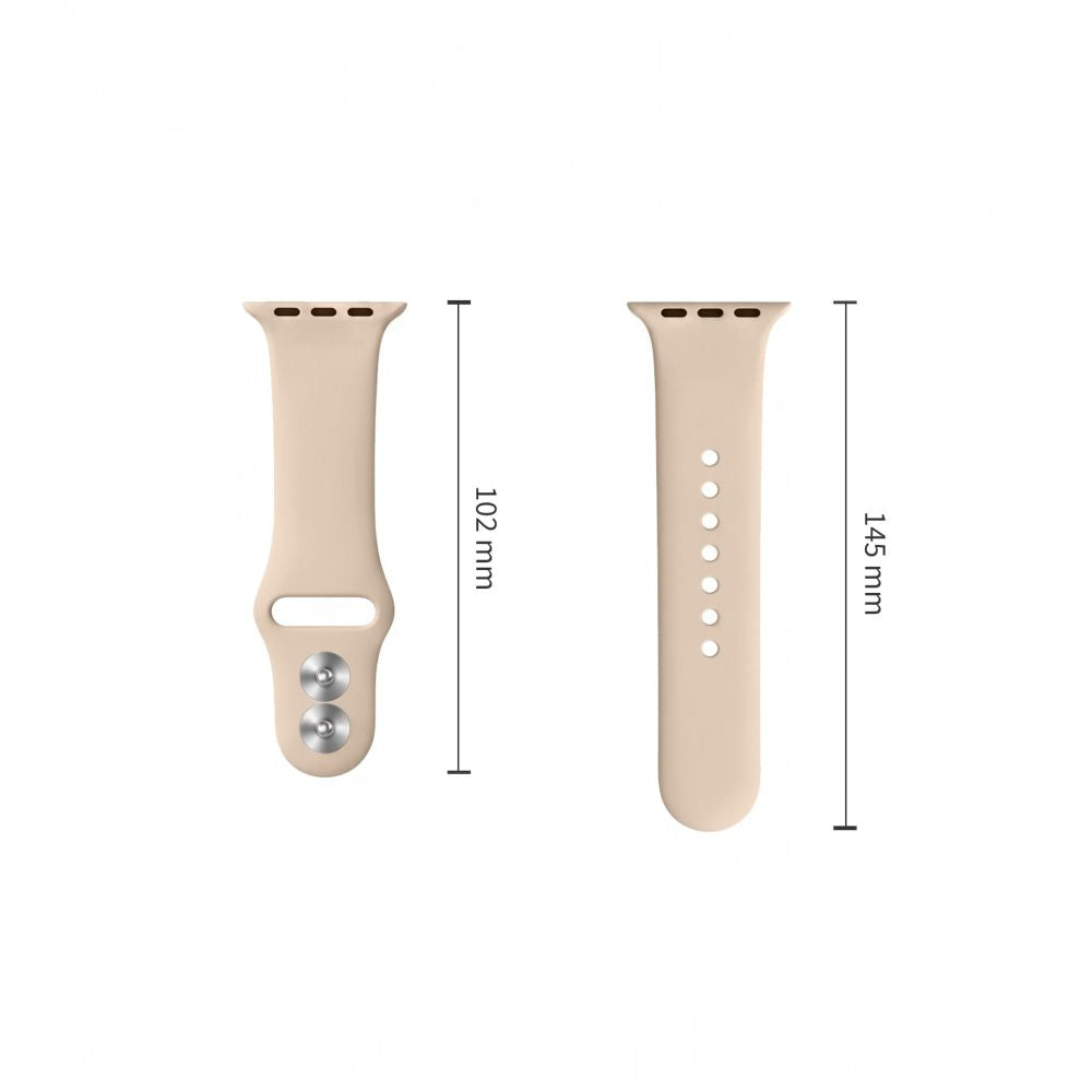 Tech-Protect Silicone Strap for Apple Watch 44 / 45 / 46 / 49 mm - Beige_2