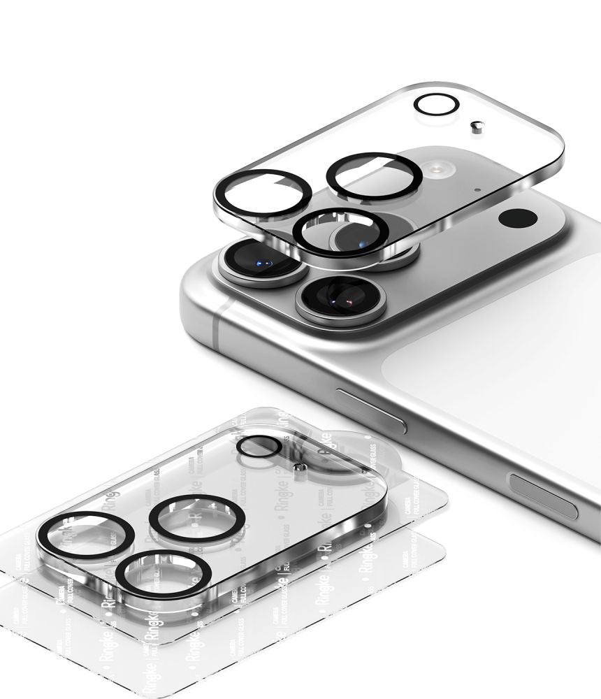 Ringke Camera Full Cover 2-Pack Tempered Glass for iPhone 18 Pro Max - Black_2