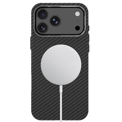 Tech-Protect Ion Carbon MagSafe Case for iPhone 18 Pro Max / 17 Pro Max - Black and Silver_4
