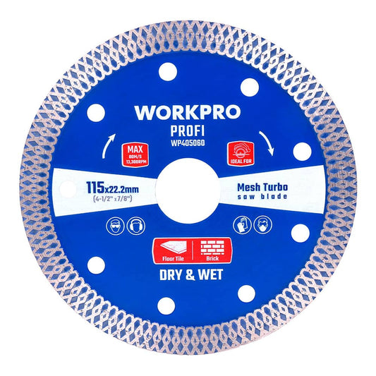 Disco diamantado malha profi turbo ultrafino corte profissional Ã¸115 x 20 mm_0