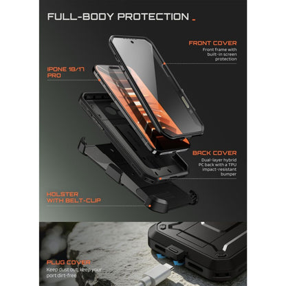 Supcase Unicorn Beetle Pro Case for iPhone 18 Pro / 17 Pro - Black_9