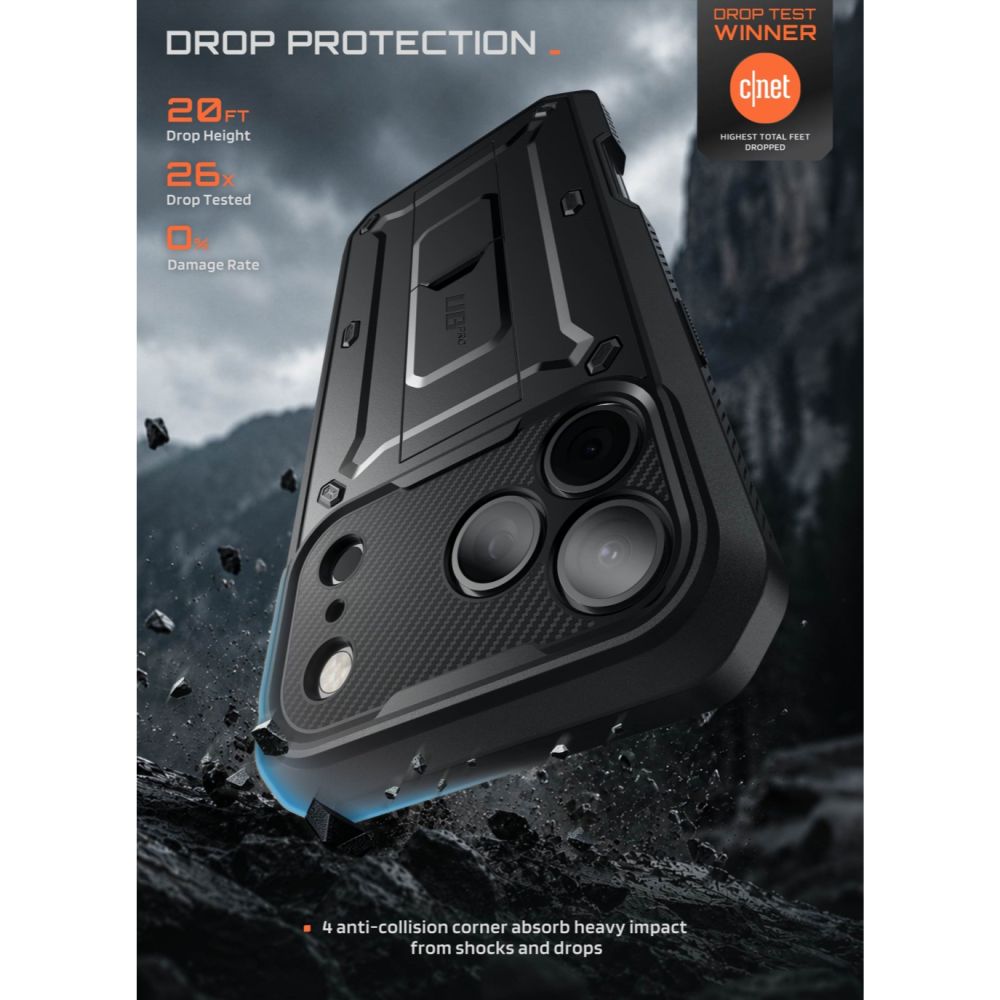 Supcase Unicorn Beetle Pro Case for iPhone 18 Pro / 17 Pro - Black_6