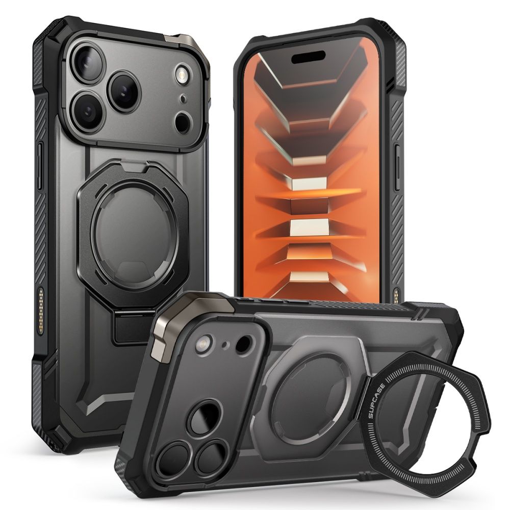 Supcase UB Grip Mag MagSafe Case for iPhone 18 Pro Max / 17 Pro Max - Black_0