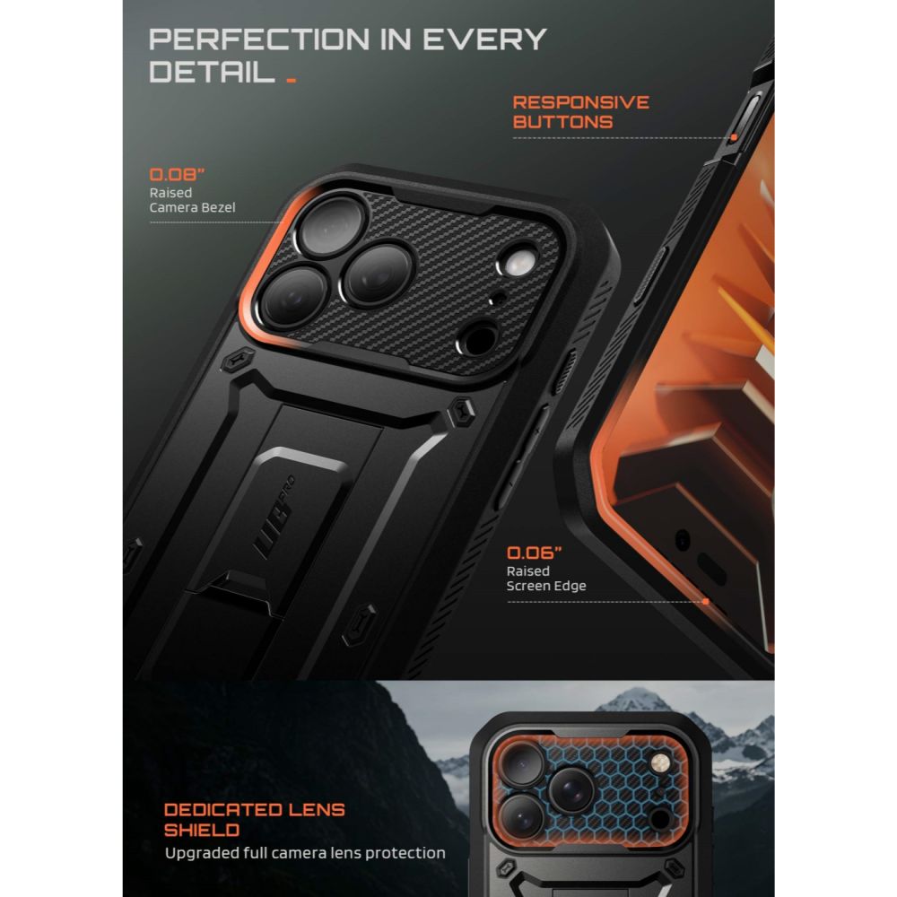 Supcase Unicorn Beetle Pro Case for iPhone 18 Pro Max / 17 Pro Max - Black_10