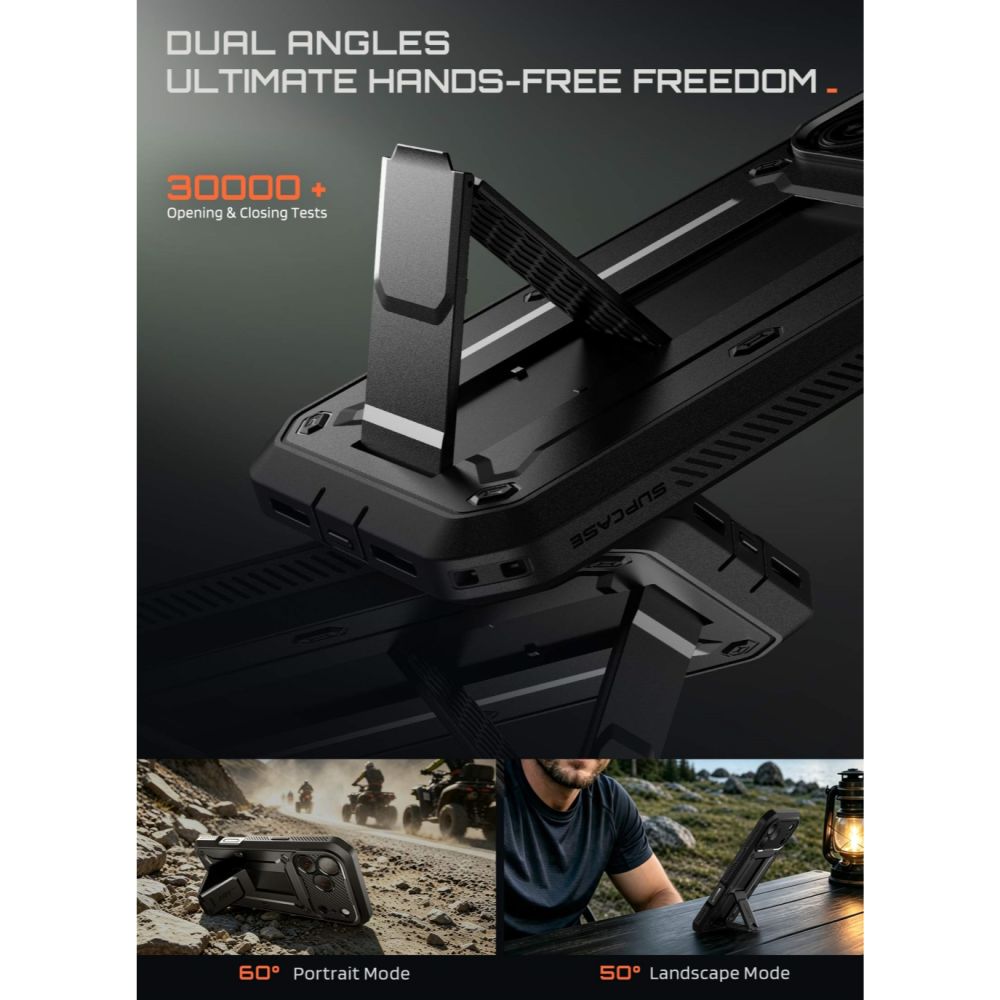 Supcase Unicorn Beetle Pro Case for iPhone 18 Pro Max / 17 Pro Max - Black_8