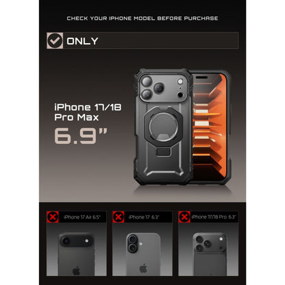 Supcase Grip Pro Mag MagSafe Case for iPhone 18 Pro Max / 17 Pro Max - Black_6