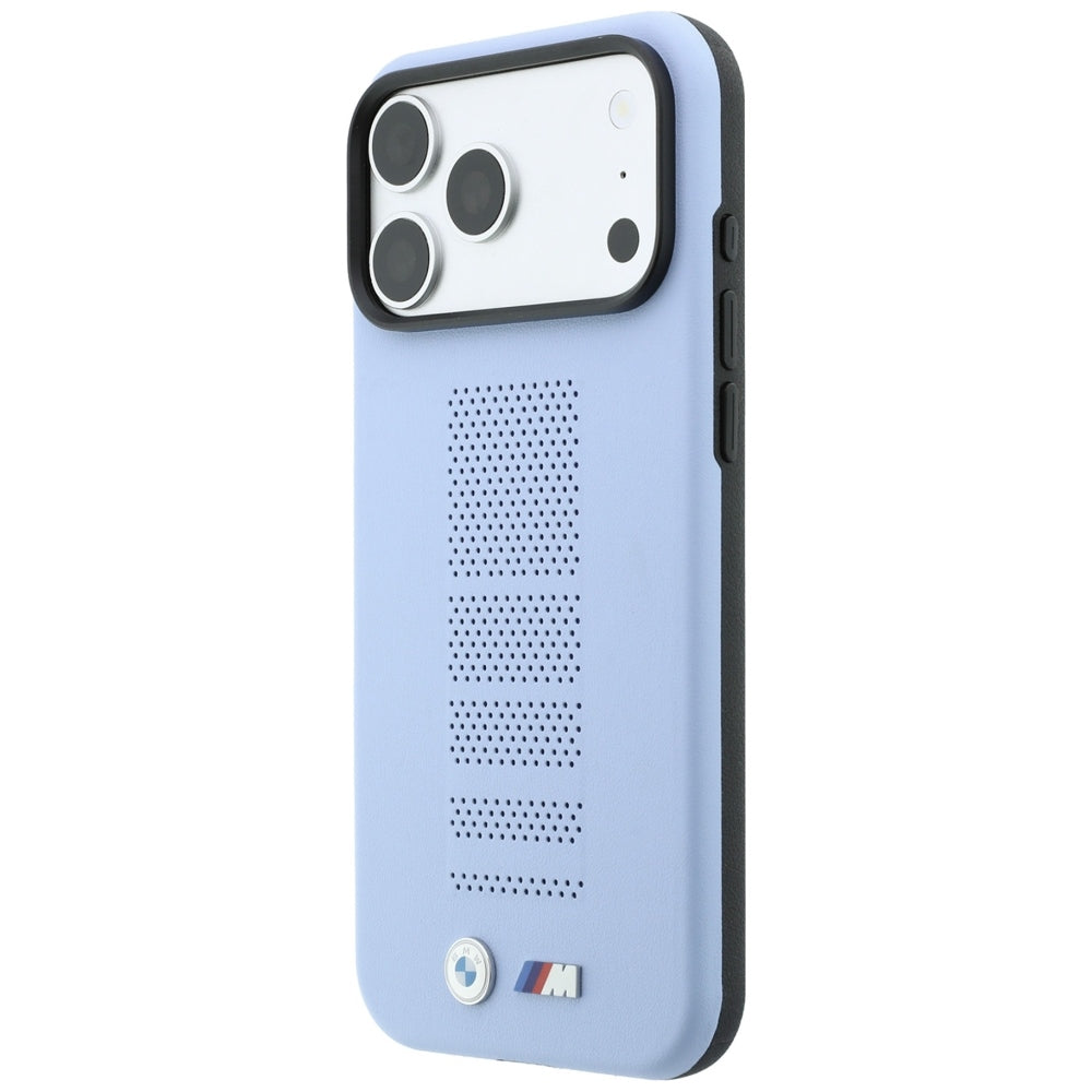 BMW M Blue Perfo Metal Logo MagSafe Case for iPhone 18 Pro / 17 Pro - Blue_1