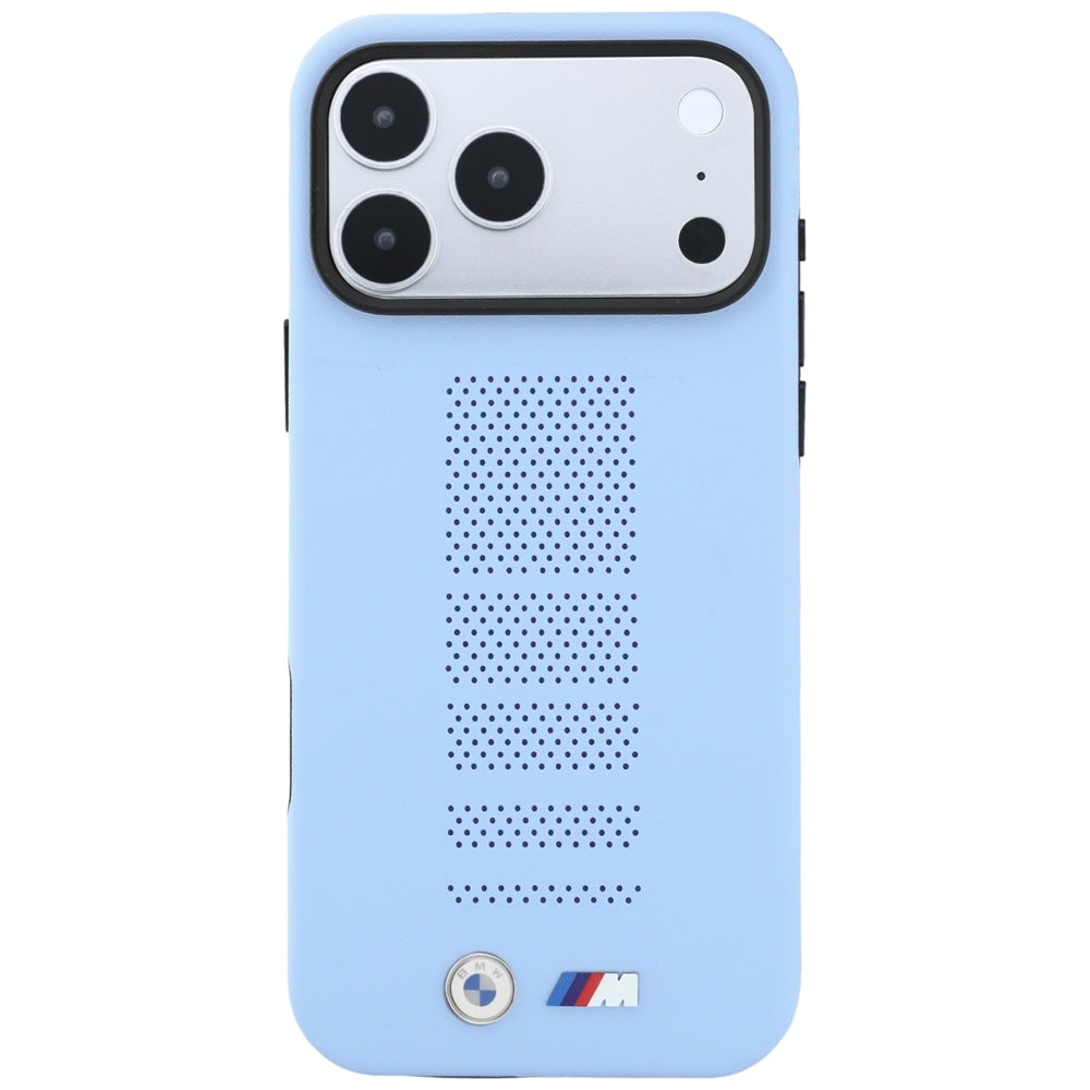 BMW M Blue Perfo Metal Logo MagSafe Case for iPhone 18 Pro / 17 Pro - Blue_2
