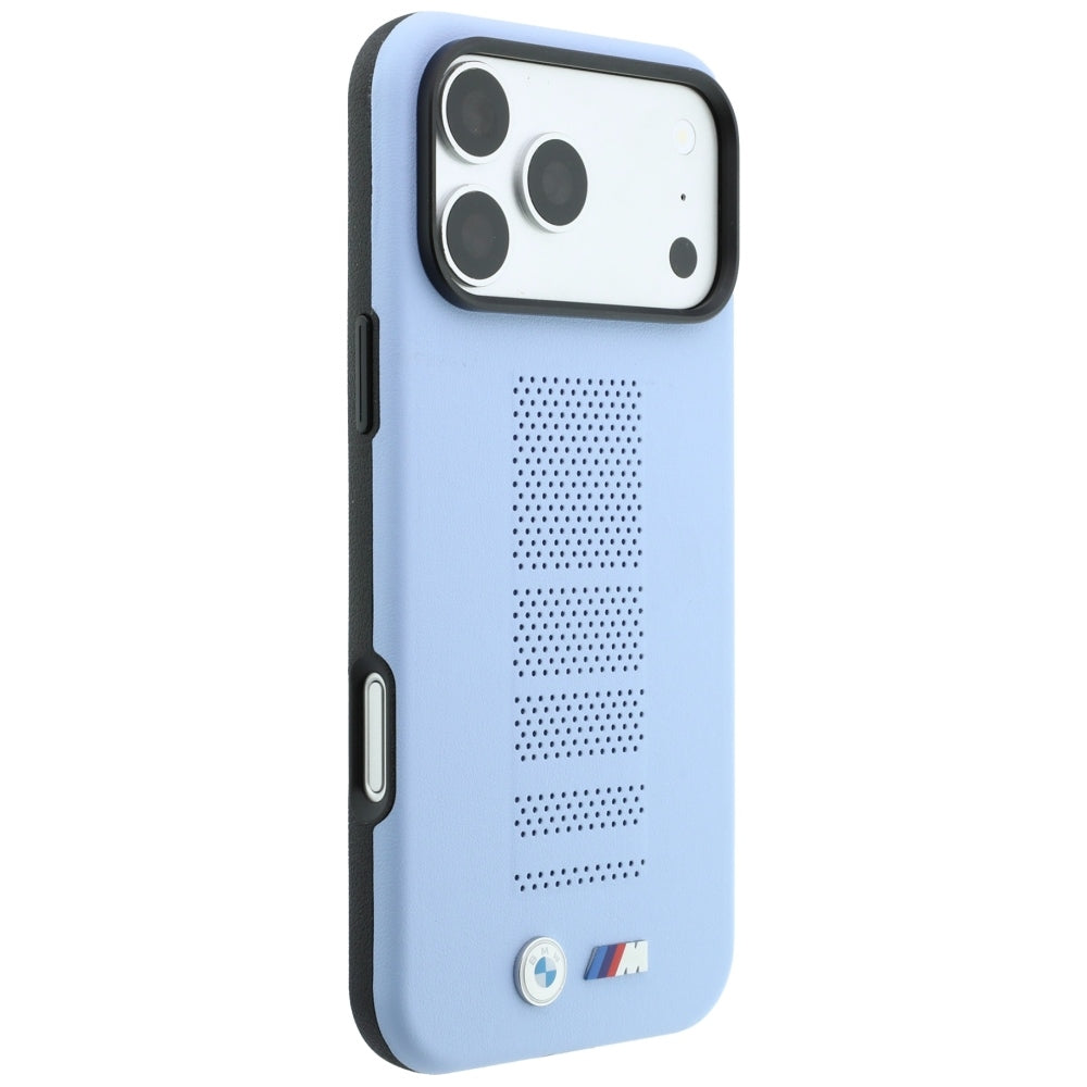 BMW M Blue Perfo Metal Logo MagSafe Case for iPhone 18 Pro / 17 Pro - Blue_3