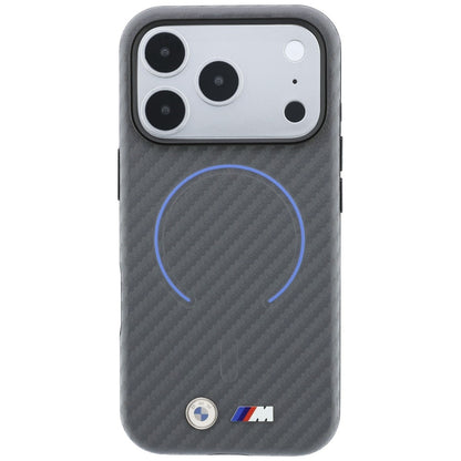 BMW M Carbon Printed Ring MagSafe Case for iPhone 18 Pro Max / 17 Pro Max - Gray_2