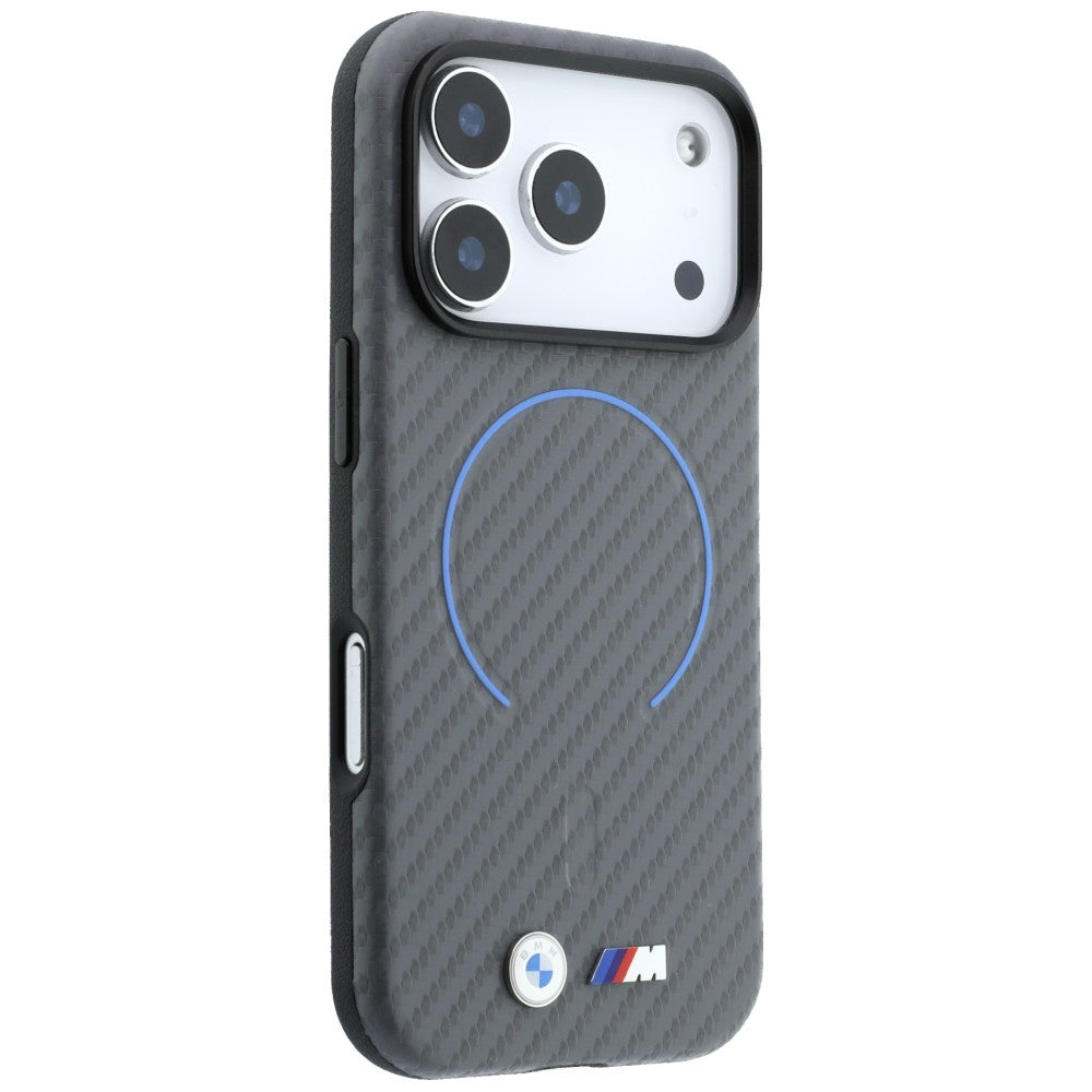 BMW M Carbon Printed Ring MagSafe Case for iPhone 18 Pro Max / 17 Pro Max - Gray_3