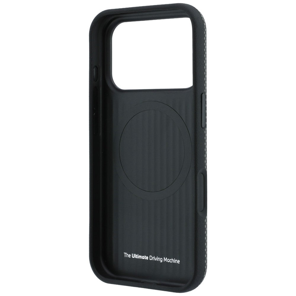 BMW M Quadrille Kevlar Tricolor Print Lines MagSafe Case for iPhone 18 Pro Max / 17 Pro Max - Dark Gray_6