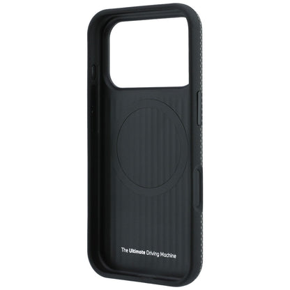 BMW M Quadrille Kevlar Tricolor Print Lines MagSafe Case for iPhone 18 Pro Max / 17 Pro Max - Dark Gray_6