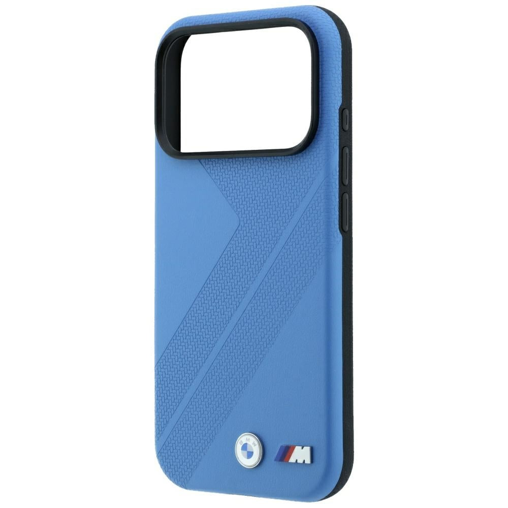 BMW M Tire Track Metal Logo MagSafe Case for iPhone 18 Pro Max / 17 Pro Max - Blue_5