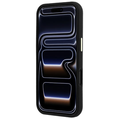 Hard Case Guess Grained Big Resin Logo for Apple iPhone 18 Pro Max / 17 Pro Max, Black_4
