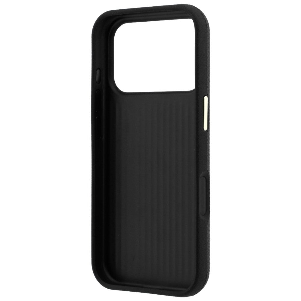 Hard Case Guess Grained Big Resin Logo for Apple iPhone 18 Pro Max / 17 Pro Max, Black_6