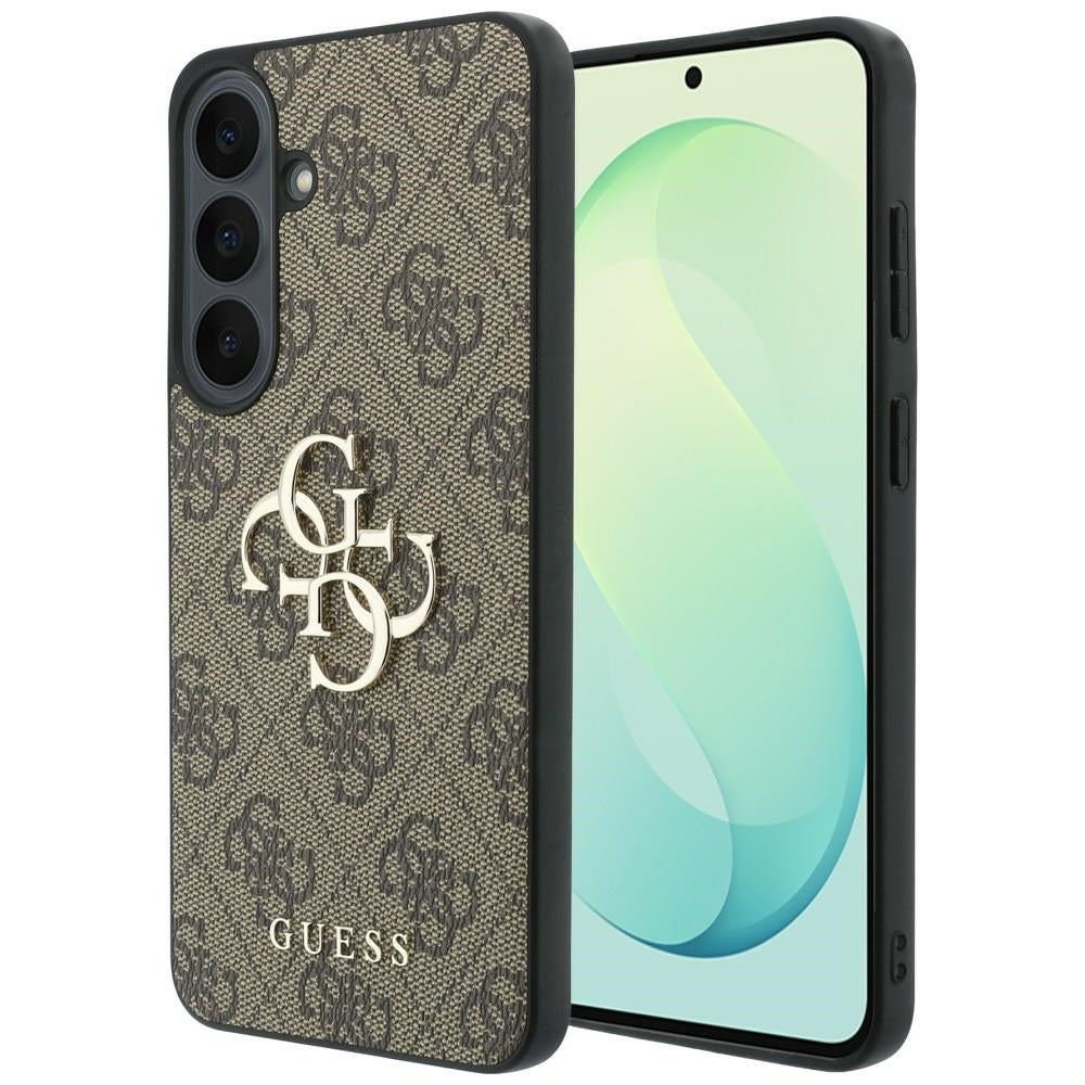 Hard Case Guess 4G Metal Logo for Samsung Galaxy S26 FE S741, Brown_0