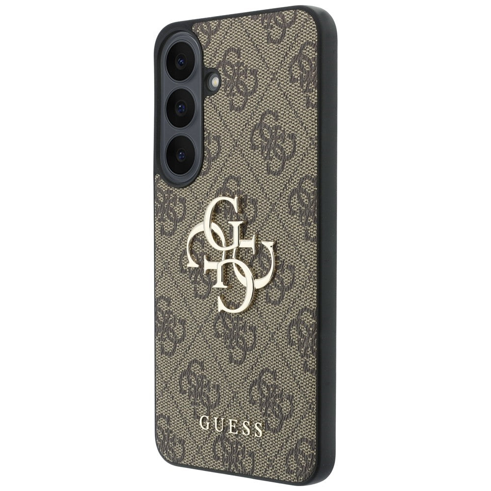 Hard Case Guess 4G Metal Logo for Samsung Galaxy S26 FE S741, Brown_1