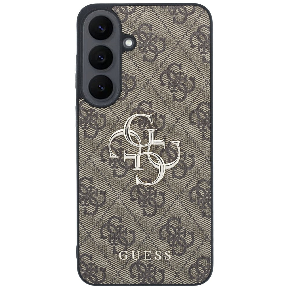 Hard Case Guess 4G Metal Logo for Samsung Galaxy S26 FE S741, Brown_2