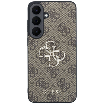 Hard Case Guess 4G Metal Logo for Samsung Galaxy S26 FE S741, Brown_2