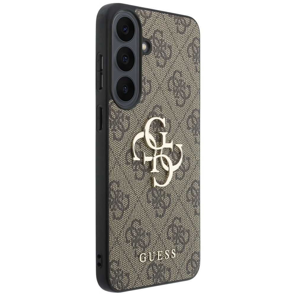 Hard Case Guess 4G Metal Logo for Samsung Galaxy S26 FE S741, Brown_3
