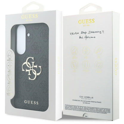 Hard Case Guess 4G Metal Logo for Samsung Galaxy S26 FE S741, Black_6