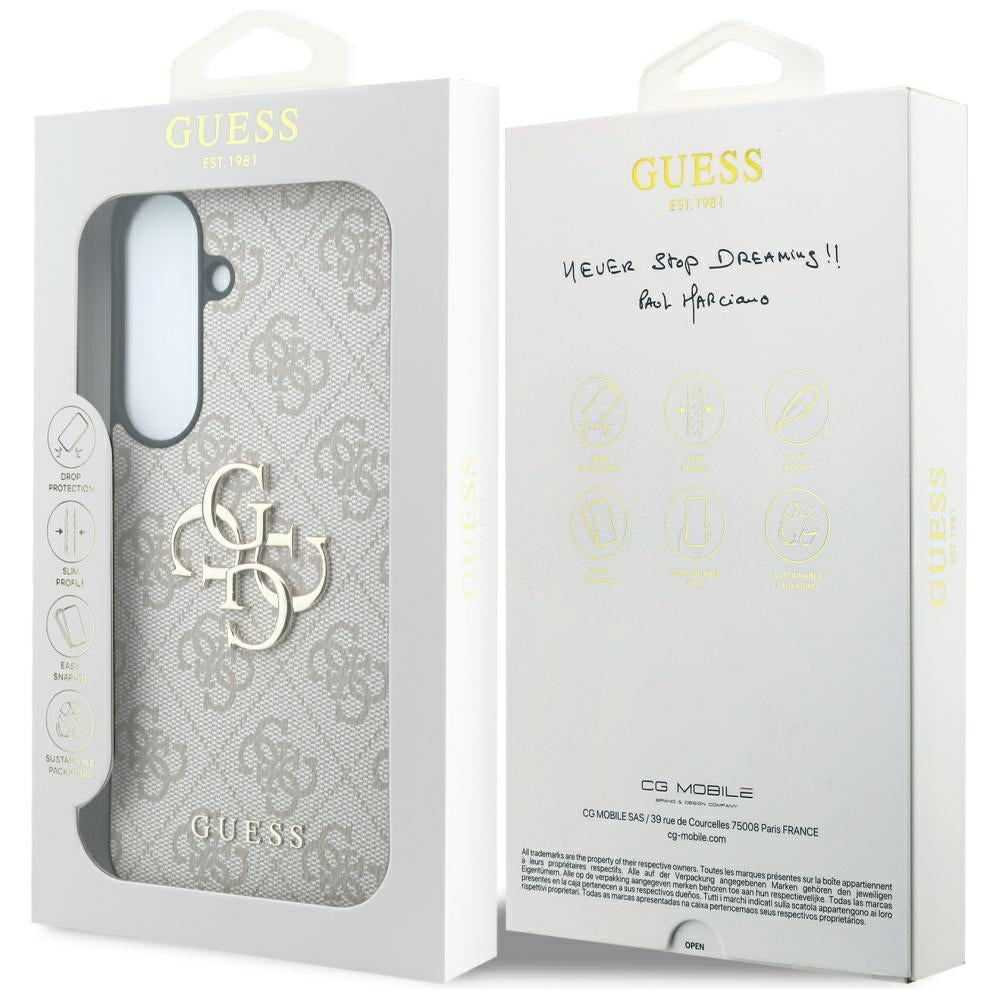 Hard Case Guess 4G Metal Logo for Samsung Galaxy S26 FE S741, Pink_7