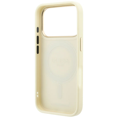 Hard Case Guess Grained Ring Stand 360 Classic with MagSafe for Apple iPhone 18 Pro Max / 17 Pro Max, Beige_6