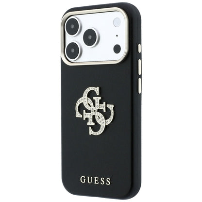 Hard Case Guess Smooth Big Strass Logo for Apple iPhone 18 Pro / 17 Pro, Black_1