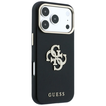 Hard Case Guess Smooth Big Strass Logo for Apple iPhone 18 Pro / 17 Pro, Black_3
