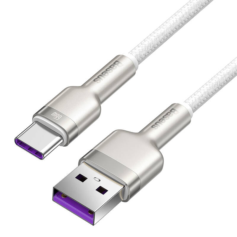 USB cable for USB-C Baseus Cafule, 66W, 2m (white)_2