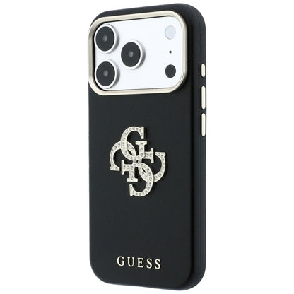 Hard Case Guess Smooth Big Strass Logo for Apple iPhone 18 Pro Max / 17 Pro Max, Black_1