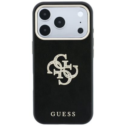 Hard Case Guess Smooth Big Strass Logo for Apple iPhone 18 Pro Max / 17 Pro Max, Black_2