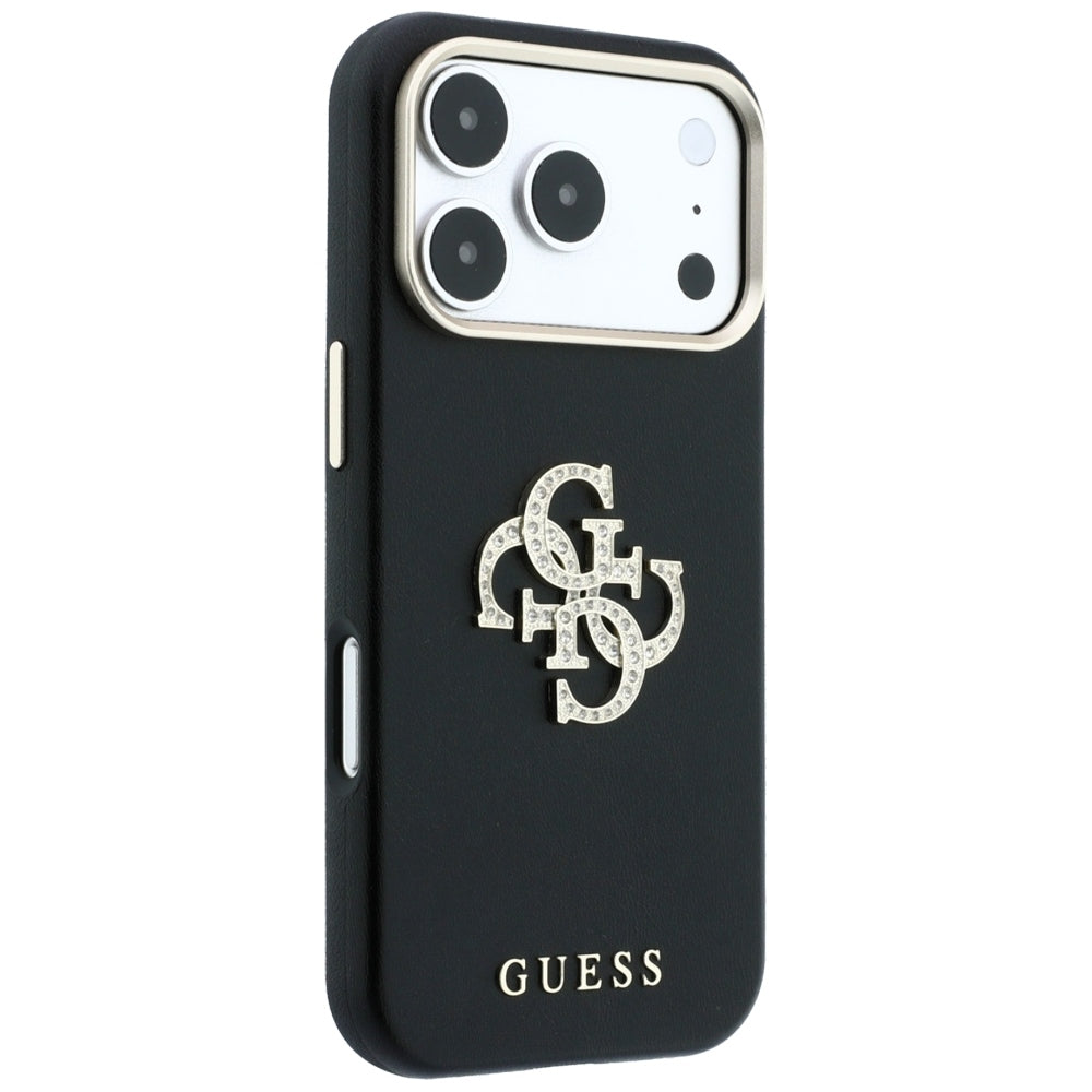 Hard Case Guess Smooth Big Strass Logo for Apple iPhone 18 Pro Max / 17 Pro Max, Black_3